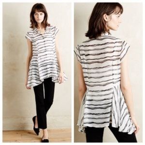 Anthropologie Meadow Rue "Walking Tour" Tunic